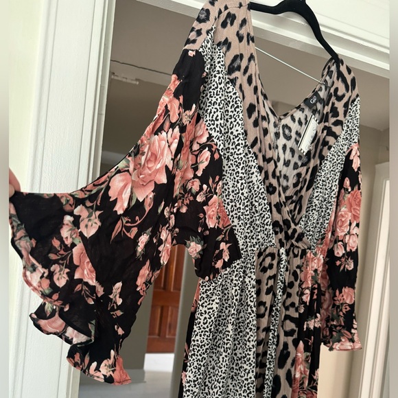 Floral/Animal Print Dress - Picture 3 of 4